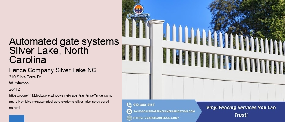 Automated gate systems Silver Lake, North Carolina